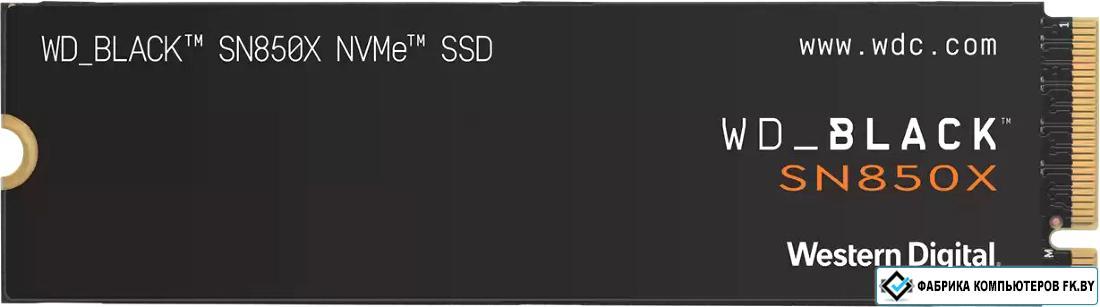 SSD WD Black SN850X NVMe 2TB WDS200T2X0E - фото 1 - id-p194434014