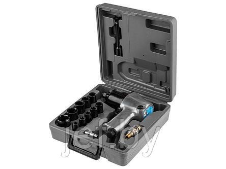 Пневмогайковерт 1/2" DGM с лубрикатором и головками DGM DTW-7012, фото 2