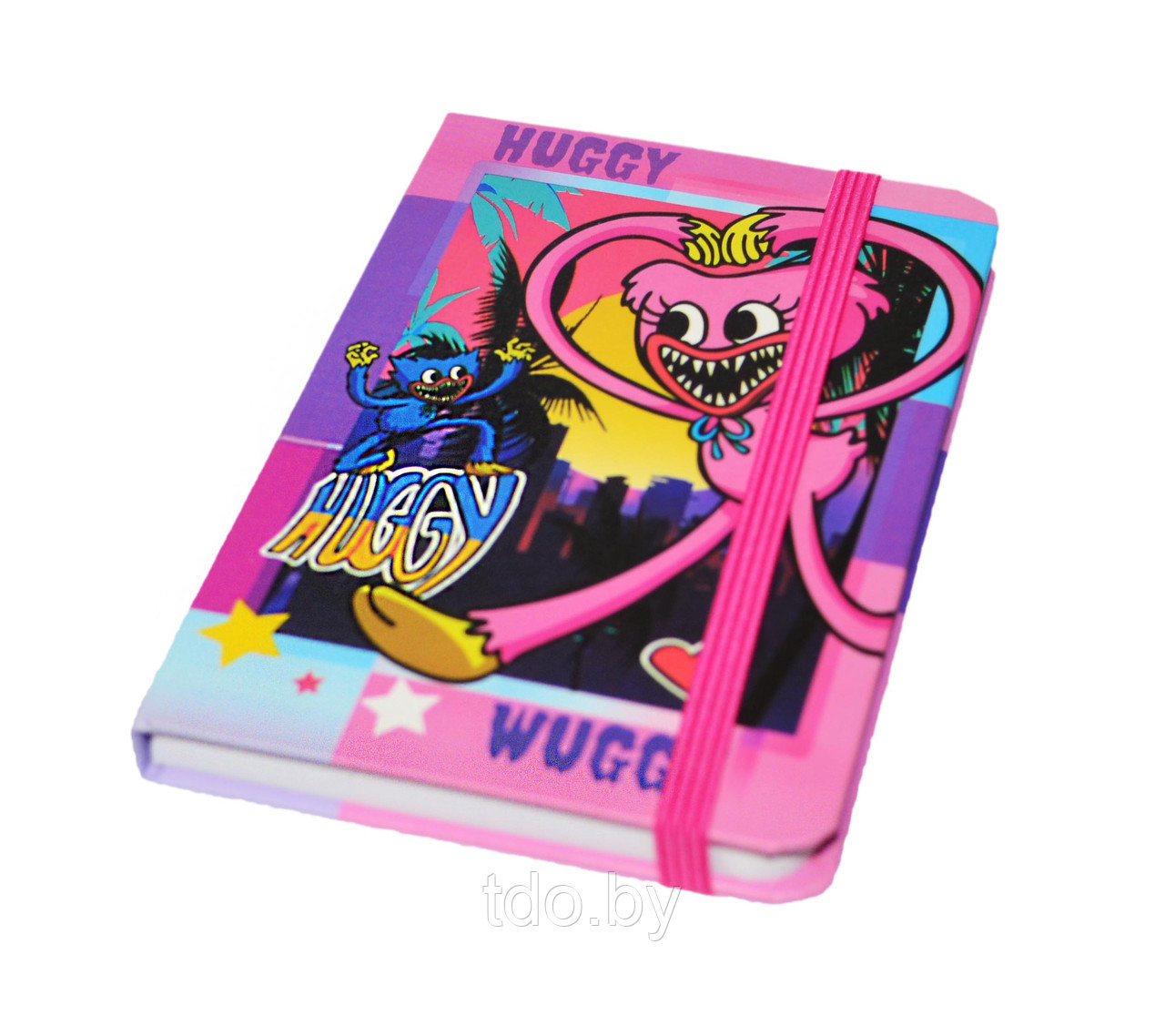 Записная книжка HUGGY WUGGY на резинке А6, 80л. - фото 1 - id-p194538745