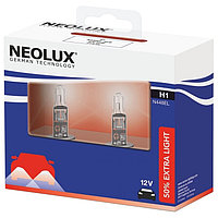 Лампа автомобильная Neolux H1 55 P14.5s+50% EXTRA LIGHT, 2шт 12V 1 10 N448EL-2SCB