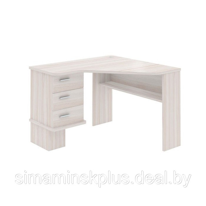 Угловой стол, левый угол, 1150 × 1100 × 780 мм, цвет карамель - фото 1 - id-p194539480