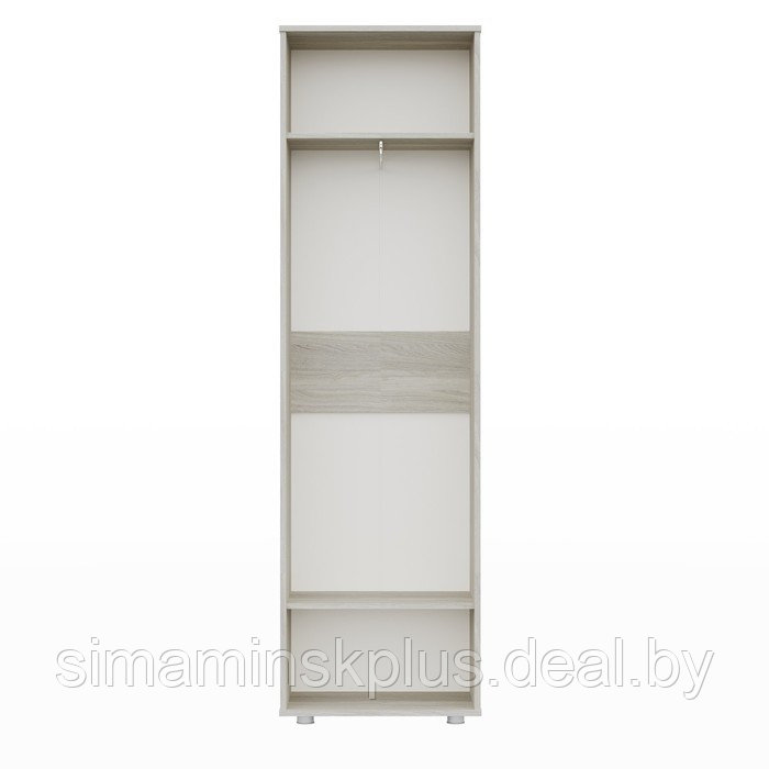 Шкаф для одежды «Афина», 600 × 343 × 2078 мм, 2 двери, цвет ясень анкор светлый - фото 2 - id-p194539832