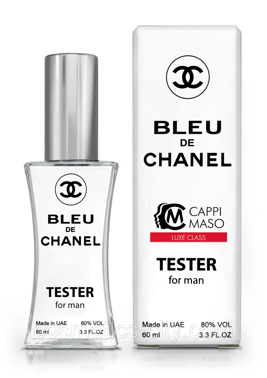 Мужская парфюмерная вода Chanel - Bleu de Chanel 60 ml (Tester Dubai) - фото 1 - id-p194540252