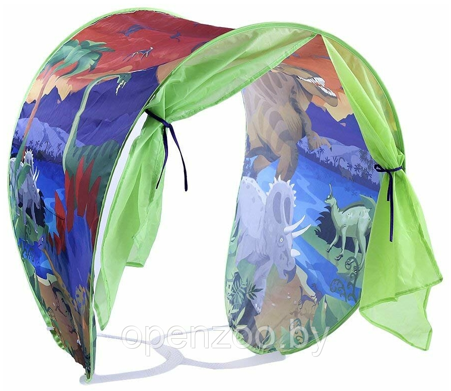 Детская палатка для сна Dream Tents (Палатка мечты) Зеленая Тропики - фото 9 - id-p170173391