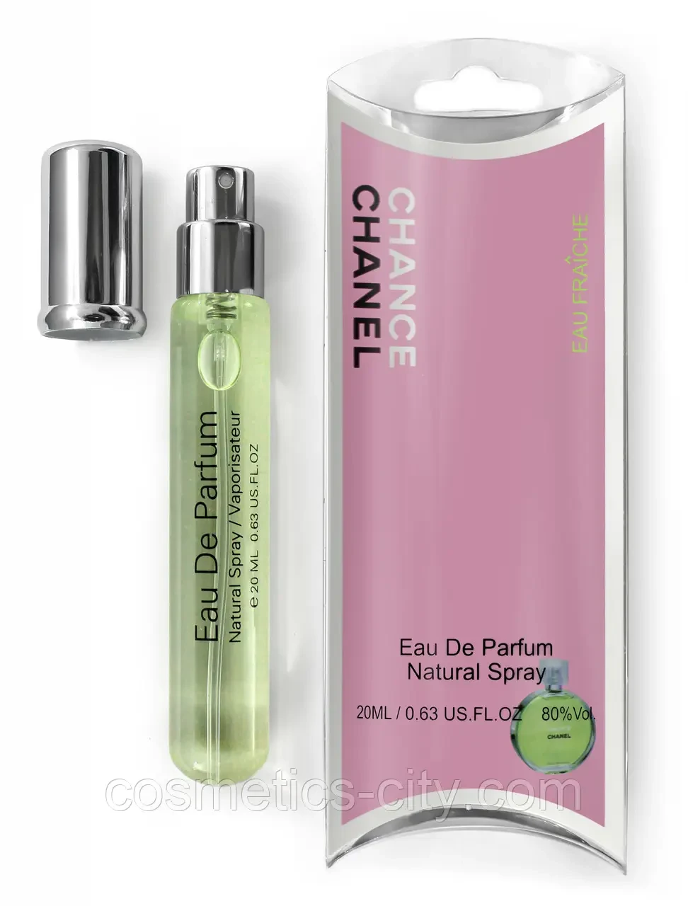 Женская парфюмерная вода Chanel - Chance Eau Fraiche Edp 20ml (Tester Dubai) - фото 1 - id-p194542313