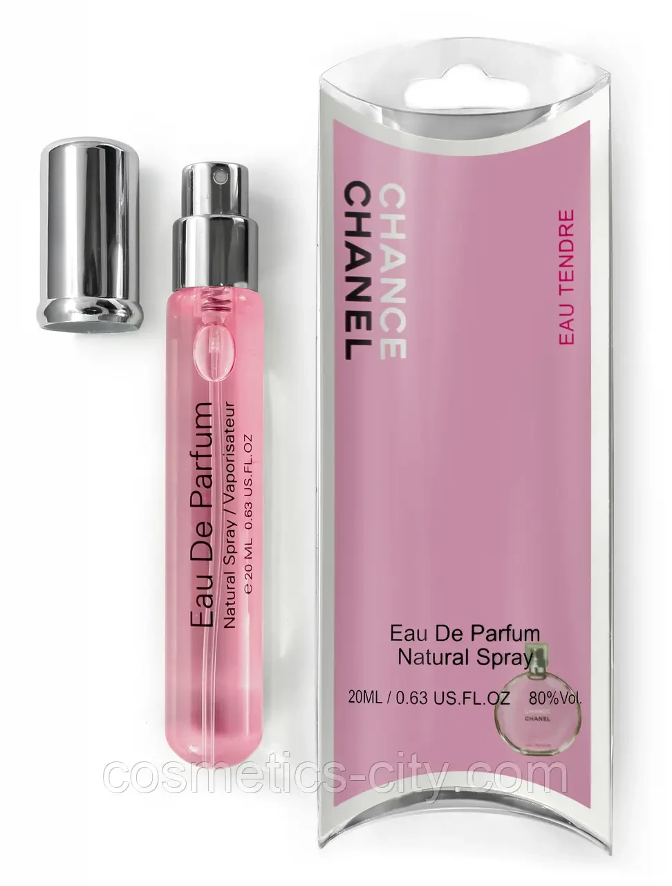 Женская парфюмерная вода Cnael - Chance Eau Tendre Edp 20ml (Tester Dubai) - фото 1 - id-p194542315