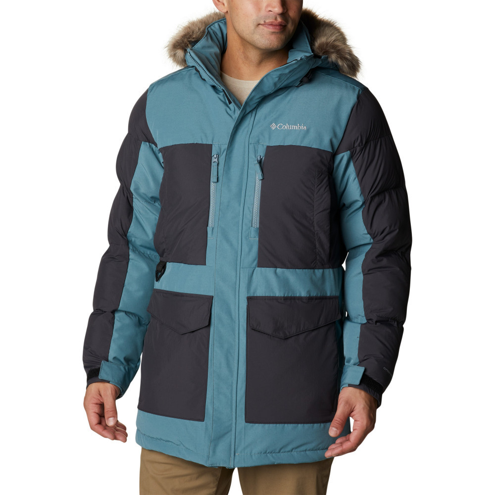Куртка утепленная мужская COLUMBIA Marquam Peak Fusion™ Parka серо-зеленый
