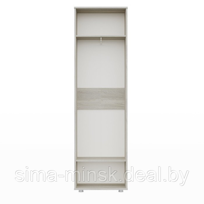 Шкаф для одежды «Афина», 600 × 343 × 2078 мм, 2 двери, цвет ясень анкор светлый - фото 2 - id-p194543663