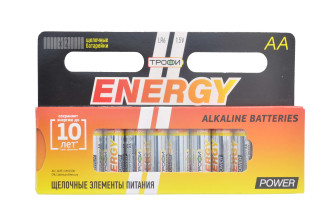 Трофи LR6-10 box ENERGY POWER Alkaline батарейка   АКЦИЯ !!!!     (10/300/18900)