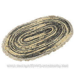 Циновка плетеная "Мексика" 40х60см, с бахромой, листья кукурузного пачатка, ручная работа (Китай)