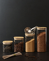 Баночка для сыпучих 1000мл 10х10х16.3см Bekker BK-8836, фото 2