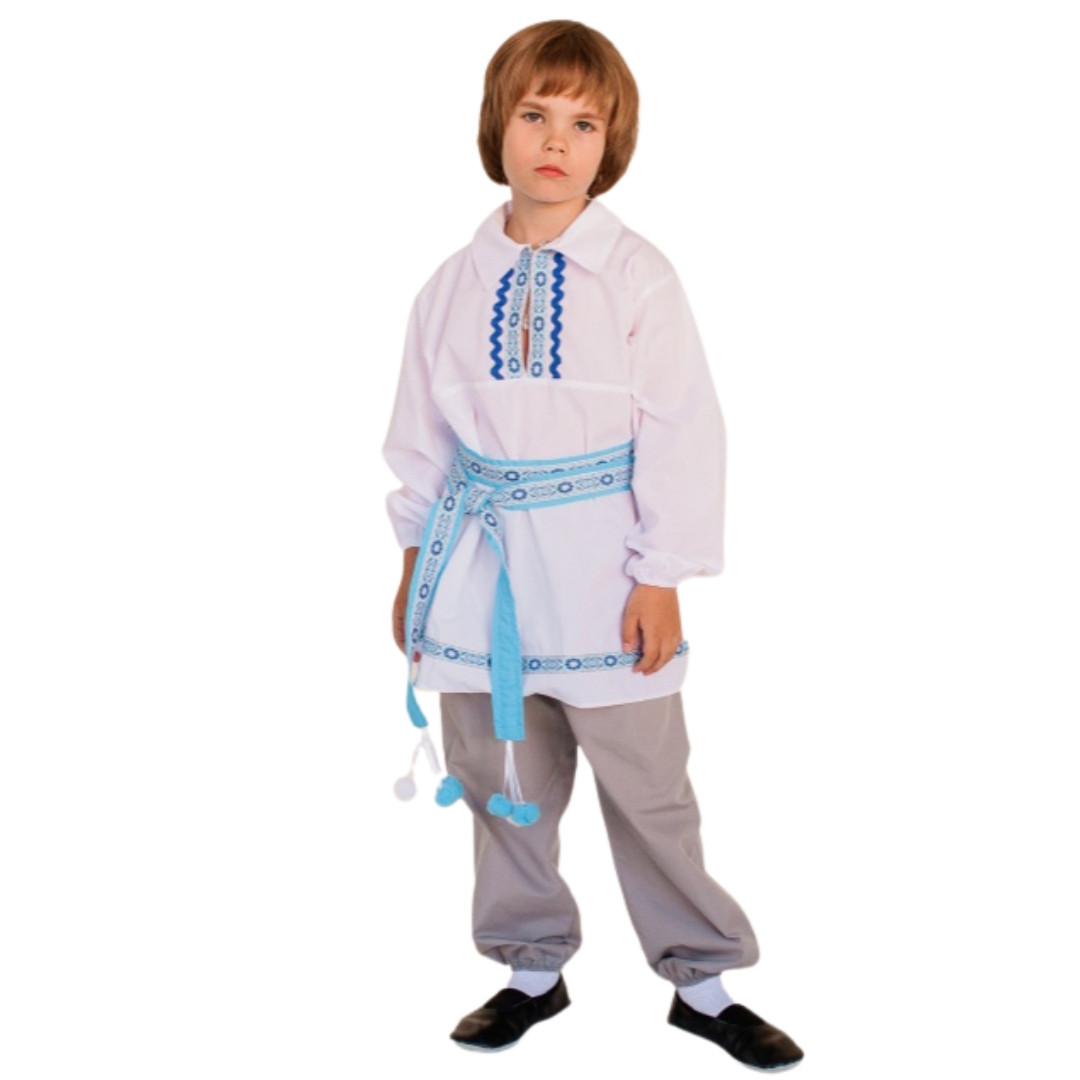 Белорусский народный костюм мальчик васильки МИНИВИНИ - фото 1 - id-p194554765