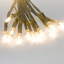 Гирлянда Сеть 1,5х1,5м, прозрачный ПВХ, 150 LED ТЕПЛЫЙ БЕЛЫЙ, фото 3