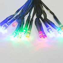 Гирлянда Сеть 1,8х1,5м, прозрачный ПВХ, 180 LED Мультиколор, фото 2