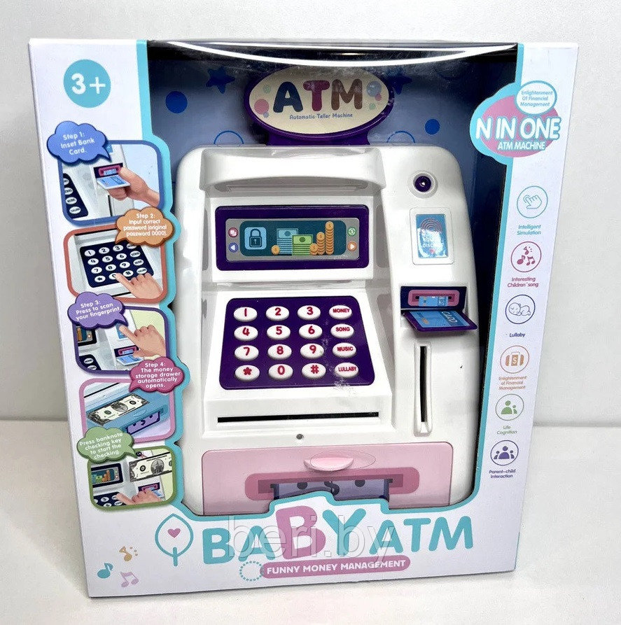 WF-3005 Электронная копилка, сейф детский , банкомат BABY ATM - фото 3 - id-p194556063