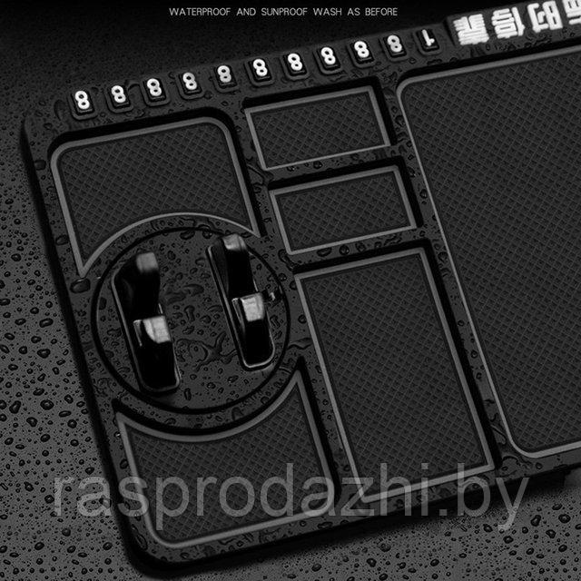 Противоскользящий силиконовый коврик на панель в автомобиль MOBILE - фото 4 - id-p194556671