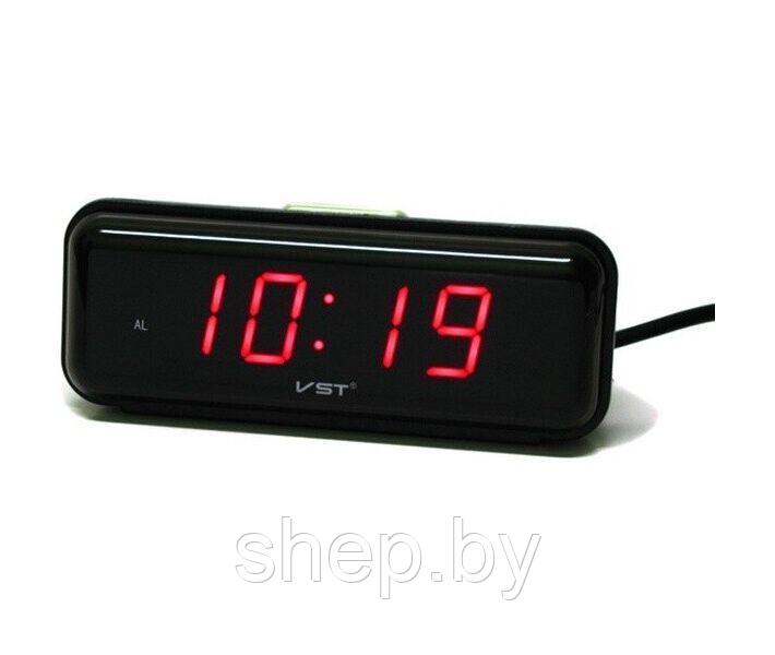 Часы настольные электронные с будильником VST-738 Цвет подсветки : зеленый,красный,белый - фото 8 - id-p194556683