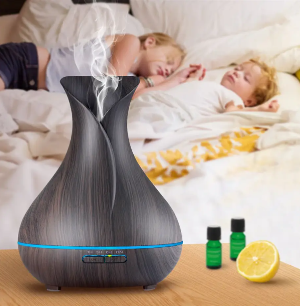 Увлажнитель, аромадиффузор Air Humidifier Aromatherapy "Тюльпан" (луковица), с пультом - фото 2 - id-p194556755