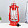 Лампа керосиновая 30см красная 14х18х30 см, фото 4