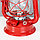 Лампа керосиновая 30см красная 14х18х30 см, фото 7