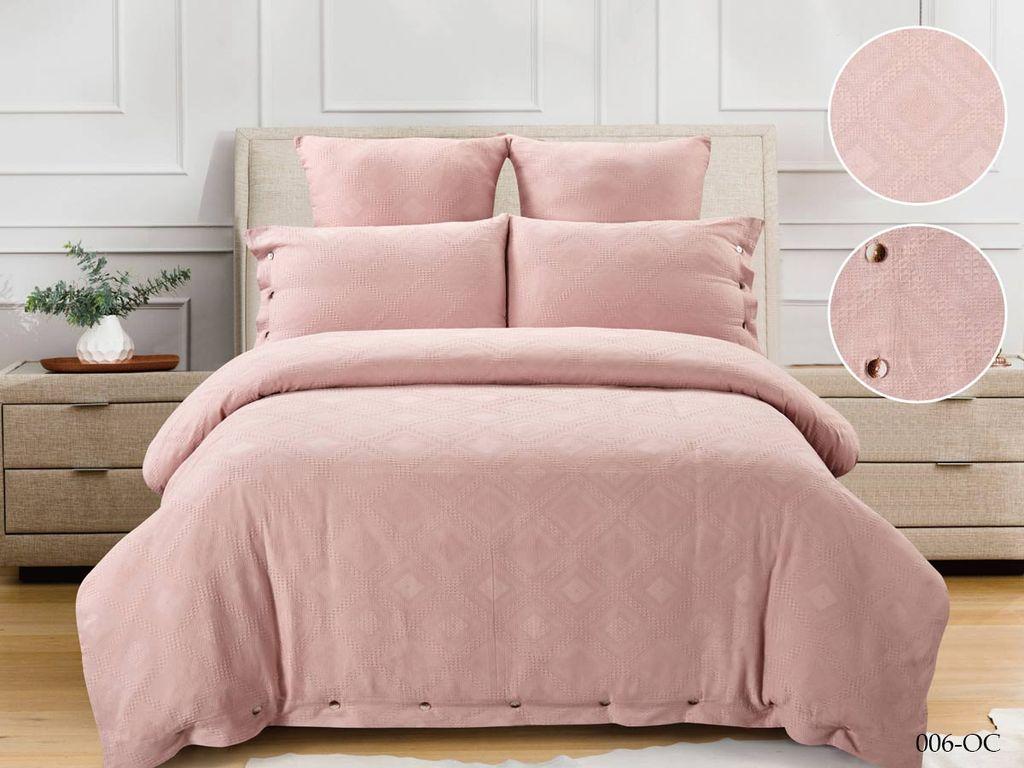Постельное белье жаккард Organic Cotton "Cleo" Евро на резинке арт. 31/006-OC