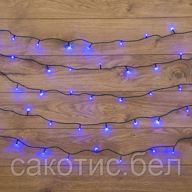 Гирлянда Твинкл Лайт 15 м, темно-зеленый ПВХ, 120 LED, цвет синий, фото 2