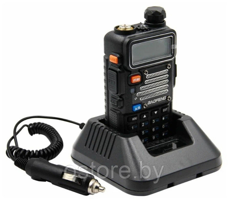 Автомобильное зарядное устройство для рации Baofeng UV-5R/ UV-82/ UV-9R, автомобильная зарядка для раций - фото 3 - id-p194557933