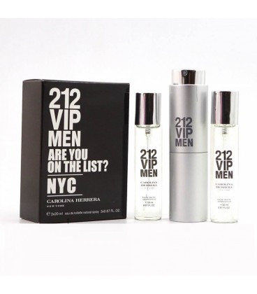 Мужская парфюмерная вода Carolina Herrera - 212 VIP For Men Edp 3*20ml - фото 1 - id-p194557976