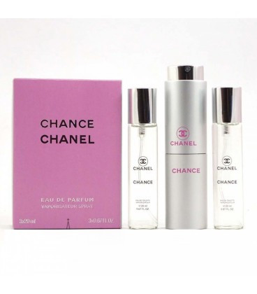 Женская парфюмерная вода Chanel - Chance Edp 3*20ml - фото 1 - id-p194557986