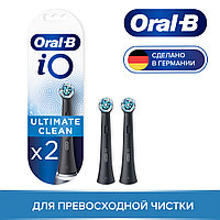 Oral-B Braun iO Series Ultimate Clean Black 2 шт. Насадки для электрических зубных щеток