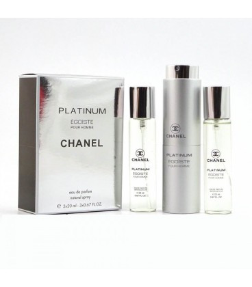 Мужская парфюмерная вода Chanel - Platinum Egoiste Edp 3*20ml