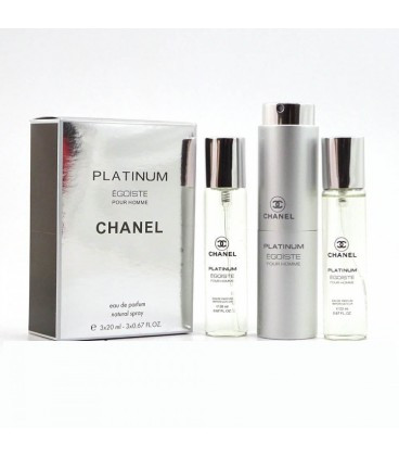 Мужская парфюмерная вода Chanel - Platinum Egoiste Edp 3*20ml - фото 1 - id-p194558026
