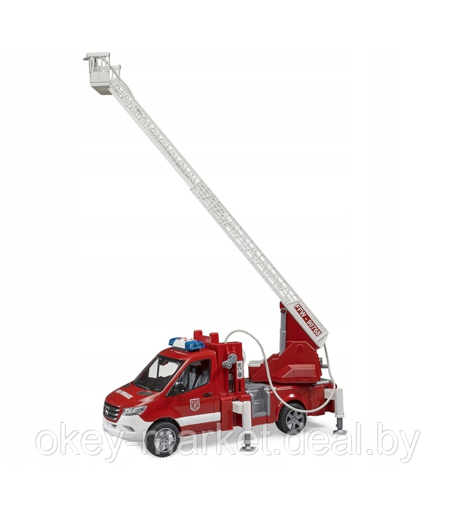 Пожарная машина с выдвижной лестницей и помпой Bruder 02673 свет, звук - фото 4 - id-p194558033