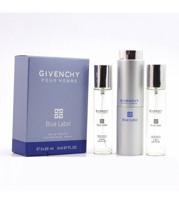 Givenchy Pour Homme Blue Label for men 3х20ml - фото 1 - id-p194558291