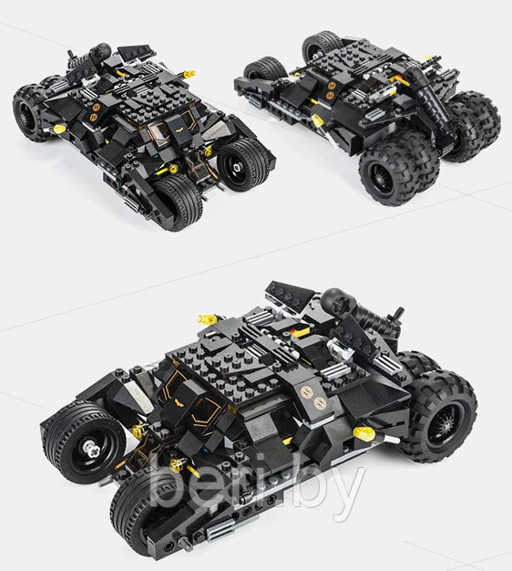 7105 Конструктор Decool Batman Tumbler, 325 деталей, аналог Lego Super Heroes 7888 - фото 2 - id-p194558295