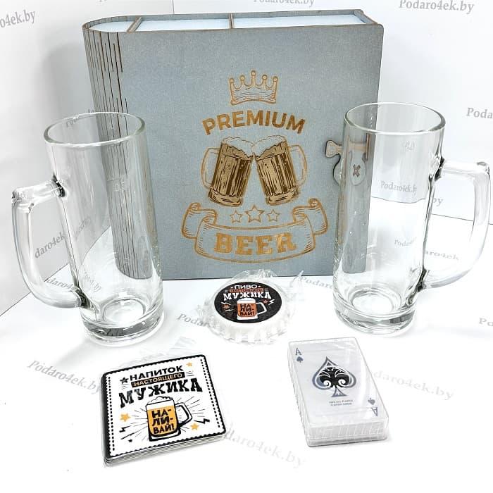 Подарочный набор для пива 4 в 1 «PREMIUM» - фото 1 - id-p102665704