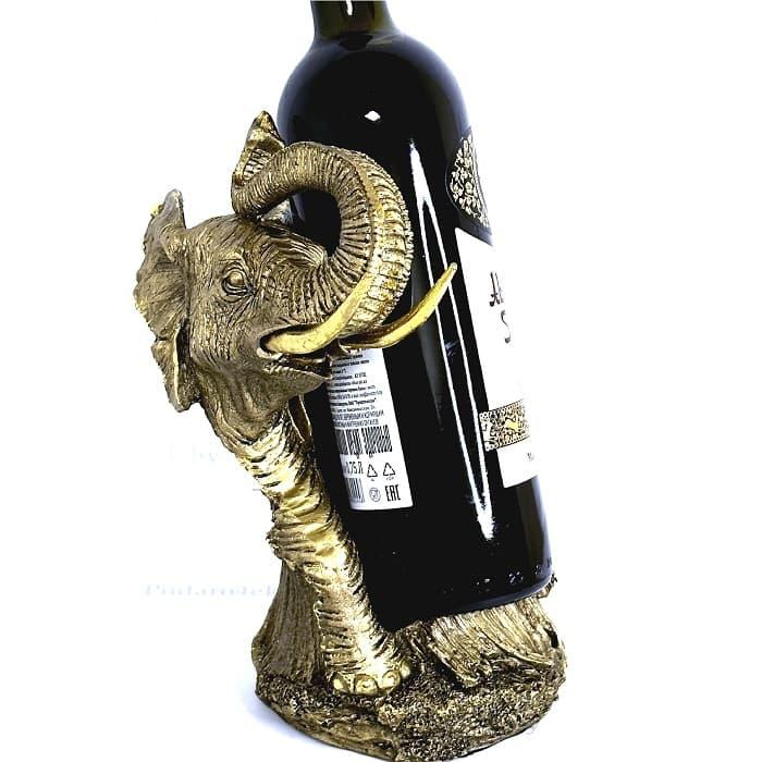 Подставка для бутылки «Слон» цвет: бронза - фото 1 - id-p194558498
