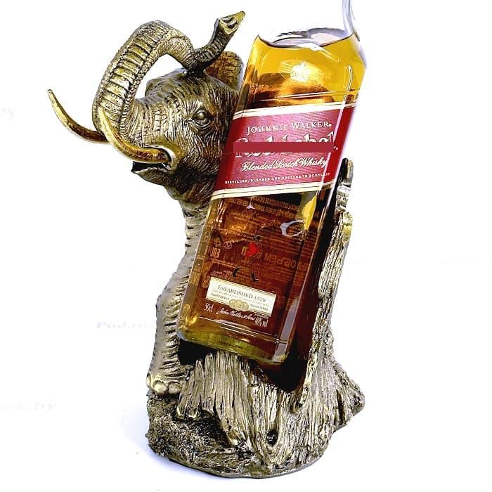 Подставка для бутылки «Слон» цвет: бронза - фото 2 - id-p194558498