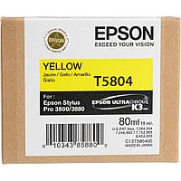 Картридж Epson T5804 (C13T580400) Желтый