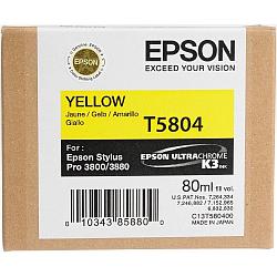 УЦЕНЕННЫЙ Картридж Epson T5804 (C13T580400) Желтый