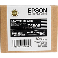 Картридж Epson T5808 (C13T580800) Матовый черный