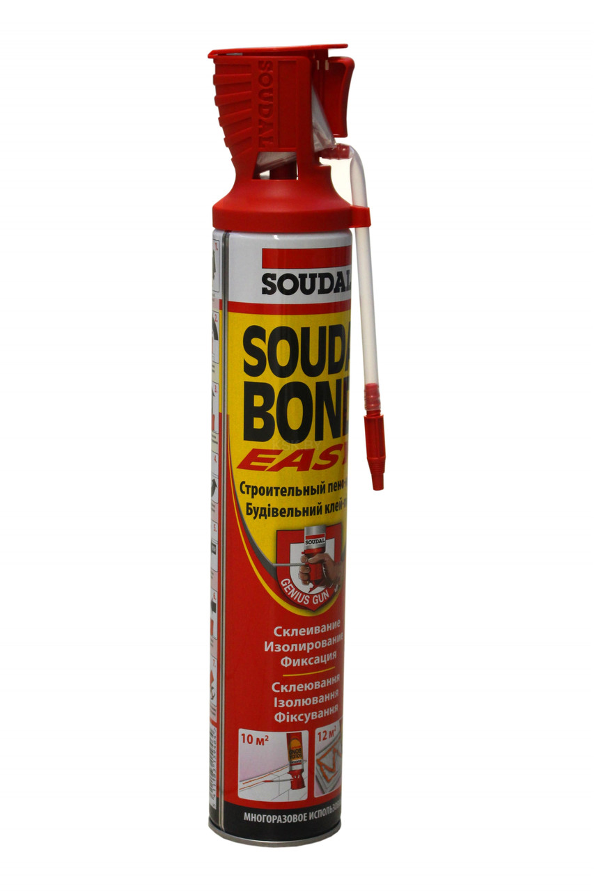 Клей-пена Soudal Soudabond Easy Genius Gun 750 мл. Бельгия.