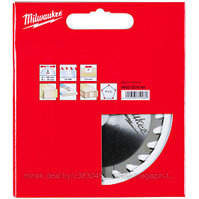 Пильный диск 190х2,4х30 мм Z24 Milwaukee (4932327969)