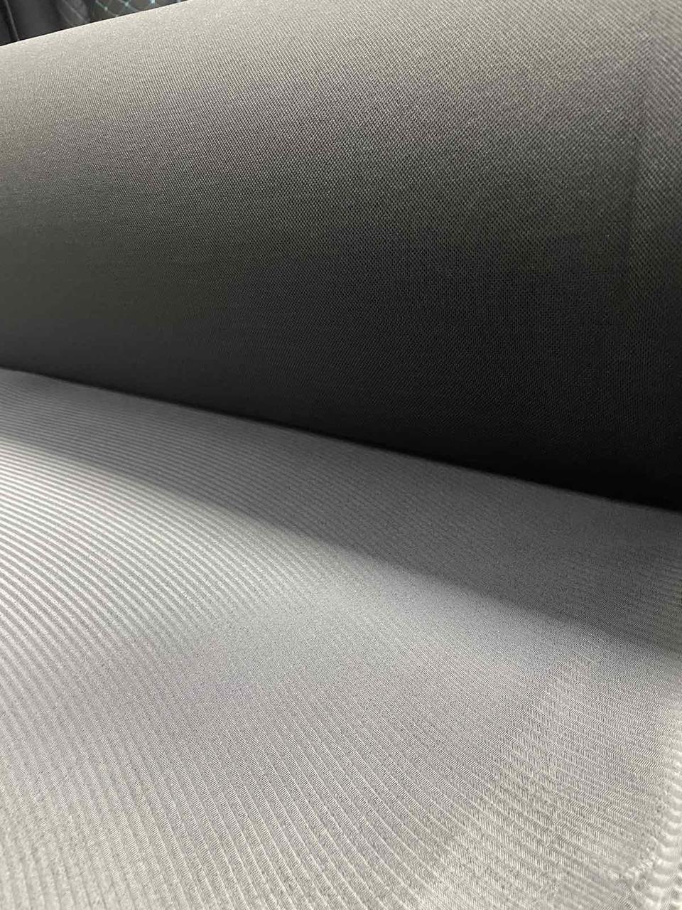 Потолочная ткань сетка (Premium) на поролоне 3 мм. / ламинирование нижнего слоя сетка / антрацит / Польша - фото 1 - id-p194576247