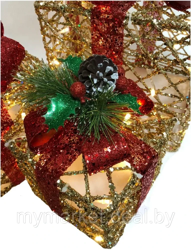 Набор светящихся фигурок Winter Magic под ёлку / Новогодние подарки - фото 4 - id-p194581041