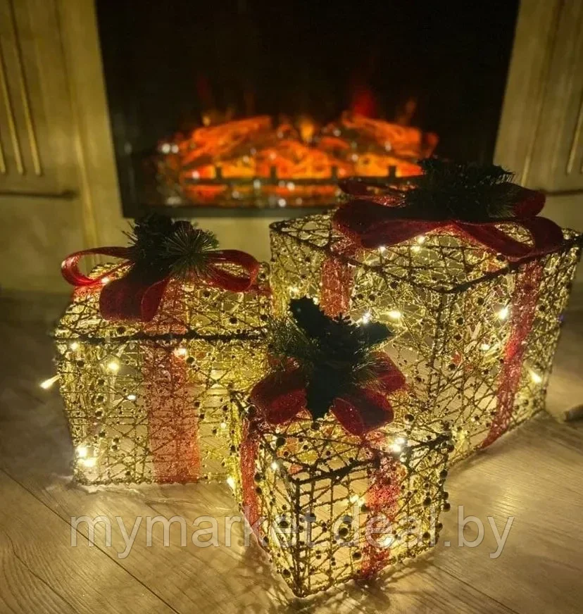 Набор светящихся фигурок Winter Magic под ёлку / Новогодние подарки - фото 6 - id-p194581041