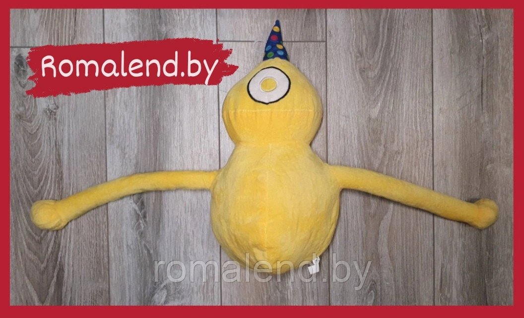 Мягкая игрушка Радужные друзья желтый из Роблокс - фото 1 - id-p194581430
