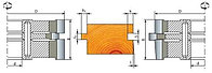 Комплект фрез для изготовления доски пола
