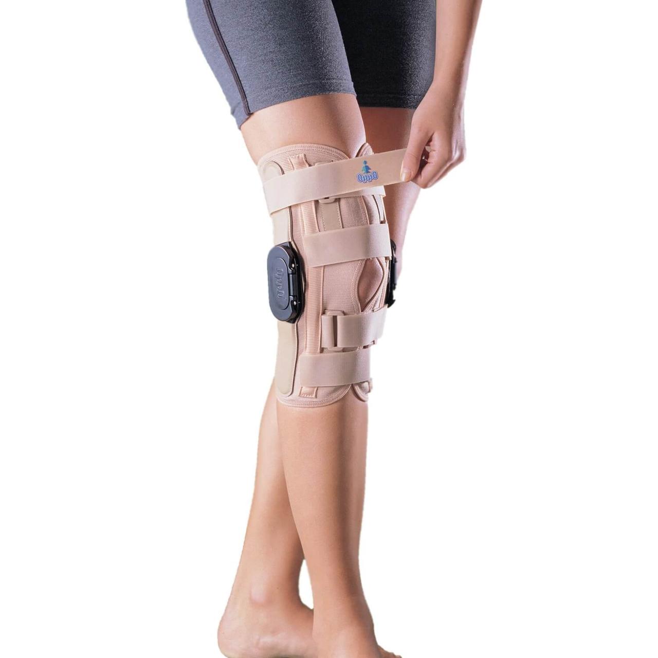 Ортез для коленного сустава с боковыми шинами OPPO 2137 - фото 1 - id-p194589358