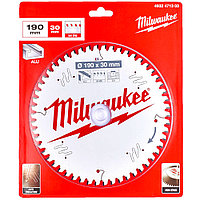 Пильный диск 190х2,4х30 мм Z54 по алюминию Milwaukee (4932471303)